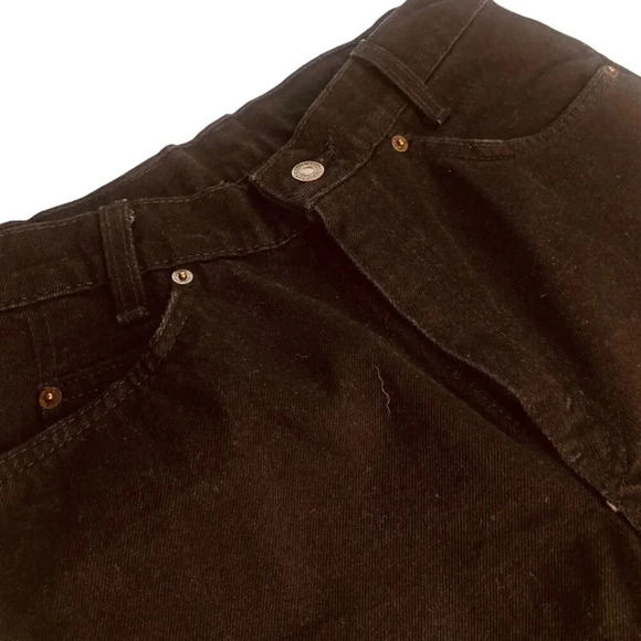 Vintage Levis Men's Black Wash Denim Jeans - Picture 7 of 9